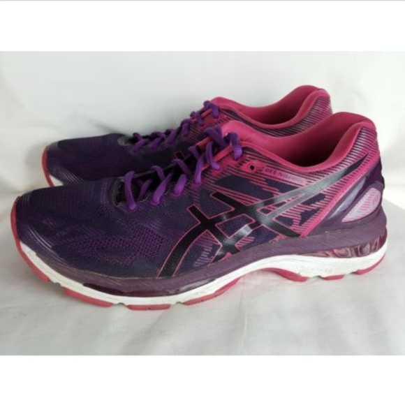 purple asics womens